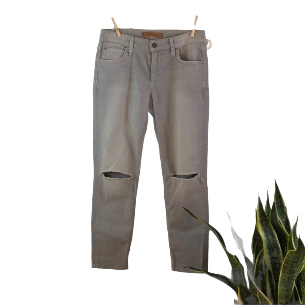 JOES BILLIE DISTRESSED BOYFRIEND SLIM CROP